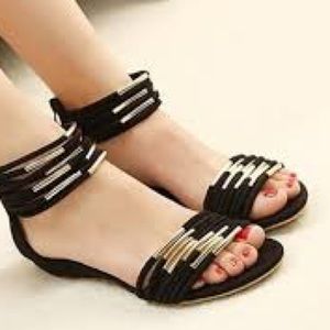 Rock and republic black sandals
